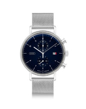 Load image into Gallery viewer, Audi Chronograph, silver/night blue
