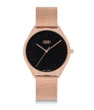 Load image into Gallery viewer, Audi Watch, women, rose gold/black
