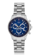 Load image into Gallery viewer, Audi Chronograph stainless steel, silver/blue
