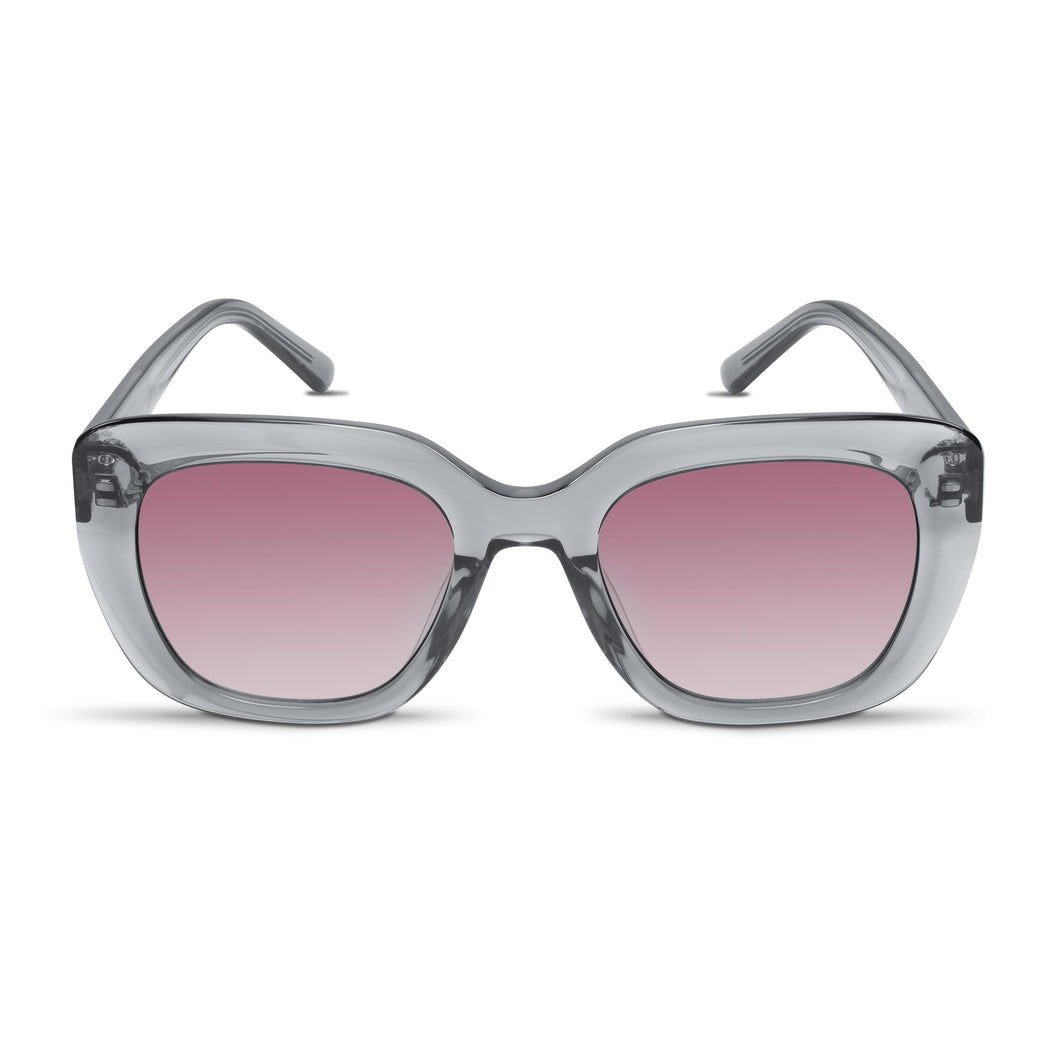 Audi Sunglasses, women, transparent grey