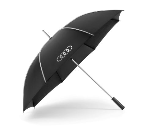 Audi Umbrella, black/silver, big