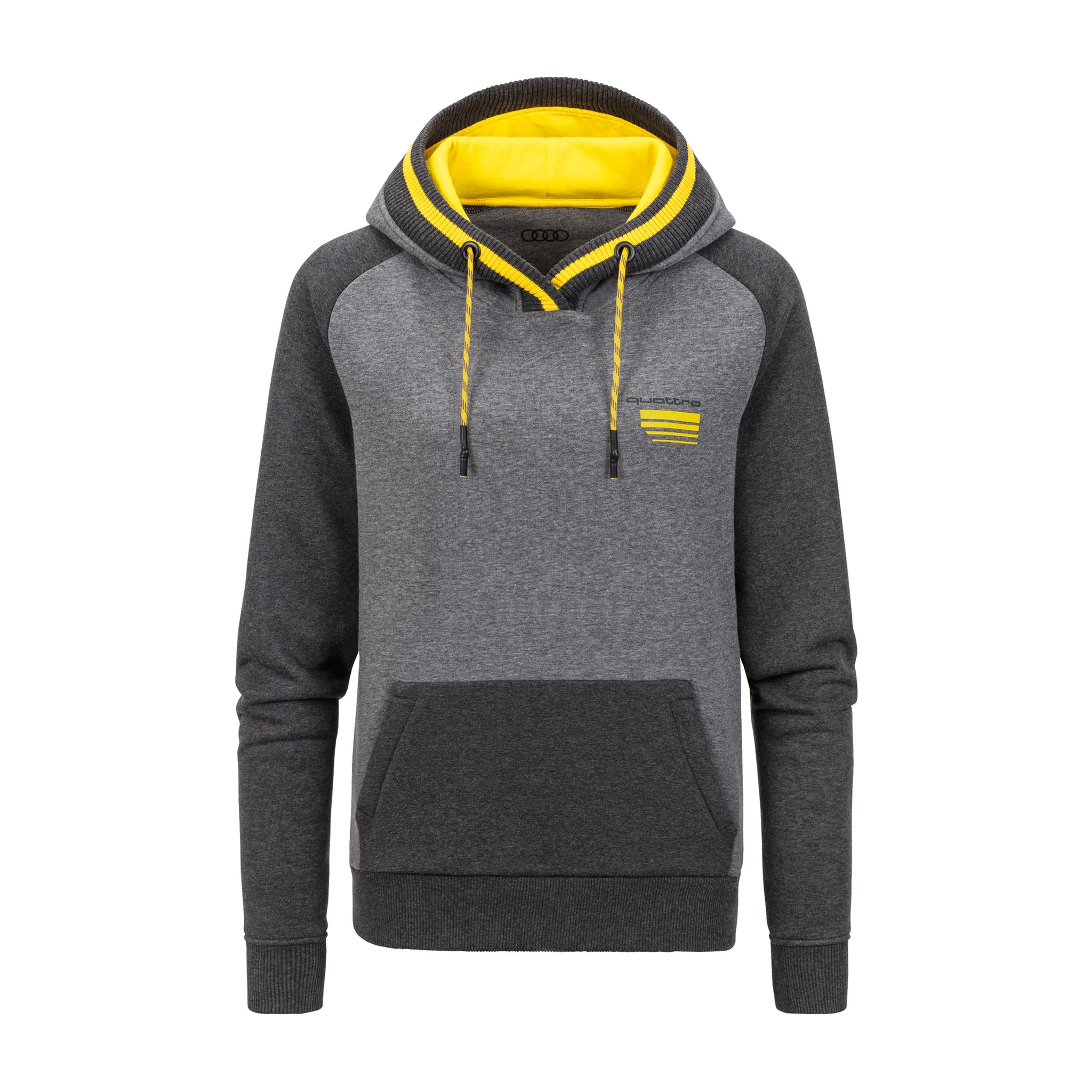 quattro Hoodie, women, grey – Audi Lifestyle Online Store