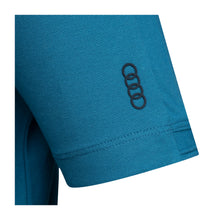 Load image into Gallery viewer, Audi Poloshirt, men, turquoise
