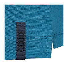 Load image into Gallery viewer, Audi Poloshirt, men, turquoise
