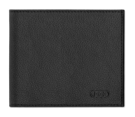 Audi Wallet leather, mens, black