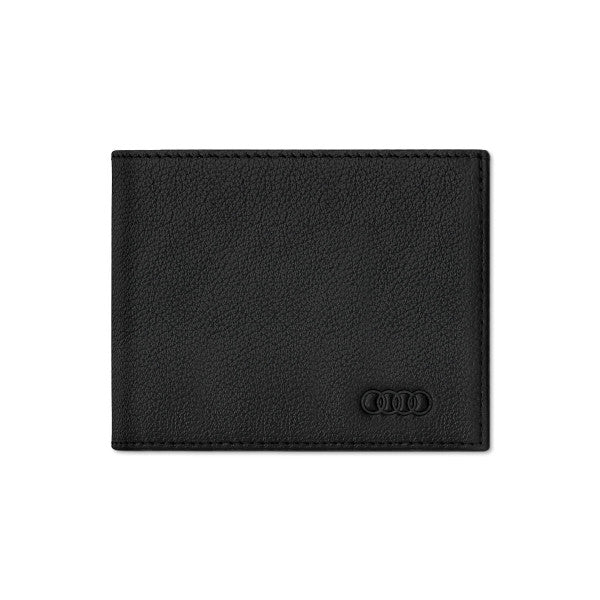 Audi wallet small leather, Men's, black