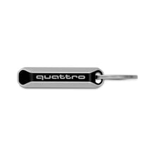 Load image into Gallery viewer, Quattro Key ring, black/silver
