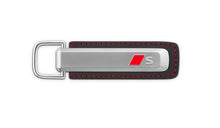 Load image into Gallery viewer, Audi Key ring S, silver/black
