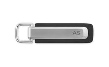 Load image into Gallery viewer, Audi Key ring A5, silver/black
