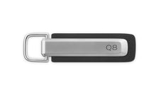 Load image into Gallery viewer, Audi Key ring Q8, silver/black

