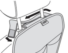 Load image into Gallery viewer, Backrest protector with storage
