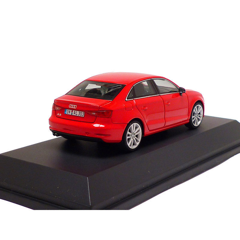 Audi A3 Saloon, LIMO MISANO RED, 1:43 – Audi Lifestyle Online Store