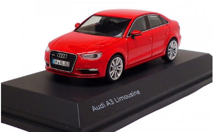 Audi A3 Saloon, LIMO MISANO RED, 1:43