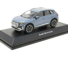 Load image into Gallery viewer, Audi Model cars Q4 e-tron, Geyser Blue, 1:43
