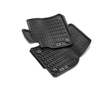 Load image into Gallery viewer, Audi Q3 Front and Rear All-weather floor mats, black
